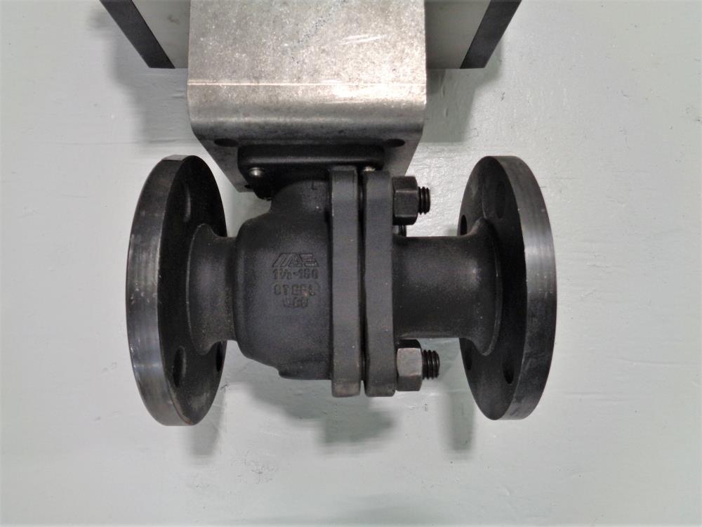 MAS 1-1/2" 150# WCB 2-Piece Actuated Ball Valve MT36.S4.F07-F10.CH22